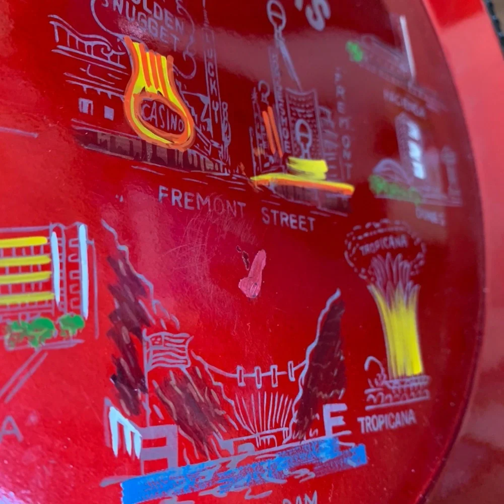 Vintage Vegas Icons Tray